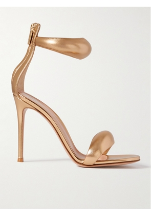 Gianvito Rossi - Bijoux 105 Metallic Leather Sandals - Gold - IT34,IT35,IT35.5,IT36,IT36.5,IT37,IT37.5,IT38,IT38.5,IT39,IT39.5,IT40,IT40.5,IT41,IT41.5,IT42