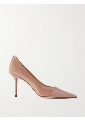 Jimmy Choo - Love 85 Patent-leather Pumps - Neutrals - IT34,IT35,IT35.5,IT36,IT36.5,IT37,IT37.5,IT38,IT38.5,IT39,IT39.5,IT40,IT40.5,IT41,IT41.5,IT42,IT43