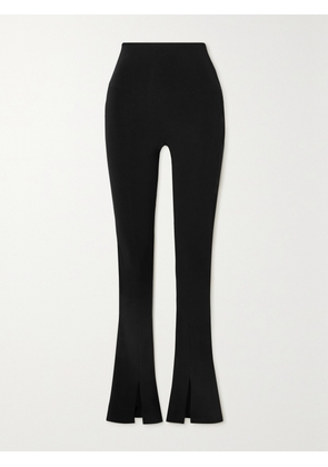 Norma Kamali - Spat Stretch-jersey Flared Leggings - Black - xx small,x small,small,medium,large,x large