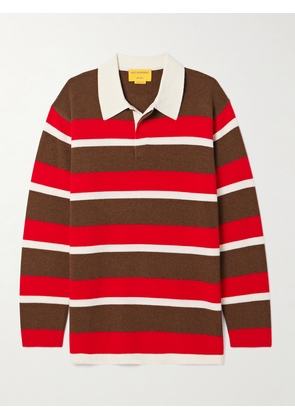 Guest In Residence - Oversized Striped Cashmere Sweater - Multi - xx small,x small,small,medium,large