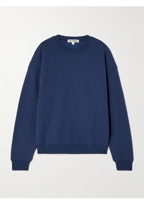 ÉTERNE - French Cotton And Modal-blend Terry Sweatshirt - Blue - x small,small,medium,large,x large