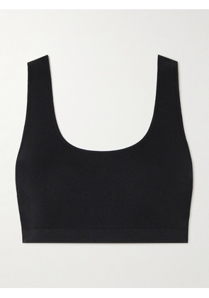 ÉTERNE - Stretch Sports Bra - Black - x small,small,medium,large,x large