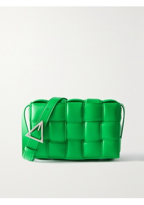 Bottega Veneta - Cassette Medium Padded Intrecciato Leather Shoulder Bag - Green - One size