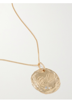 Pascale Monvoisin - Initiale N°5 9- And 14-karat Gold Diamond Necklace - A,C,D,E,J,K,L,M,N,P,R,S,T,V