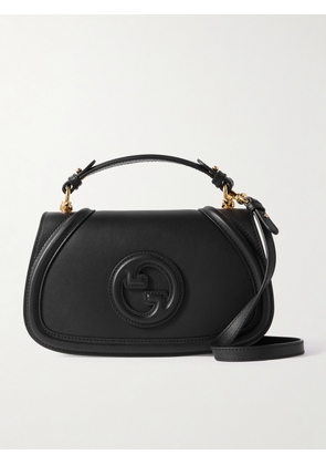 Gucci - Blondie Leather Shoulder Bag - Black - One size