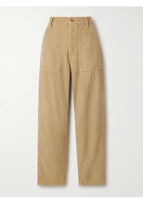 Polo Ralph Lauren - The Ricky Cropped Cotton Straight-leg Pants - Neutrals - US00,US0,US2,US4,US6,US8,US10,US12,US14