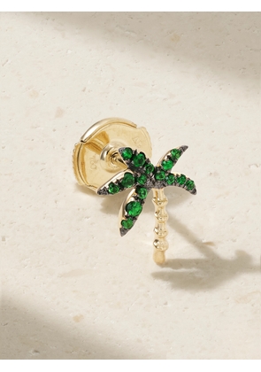 Yvonne Léon - 18-karat Gold Tsavorite Earring - One size