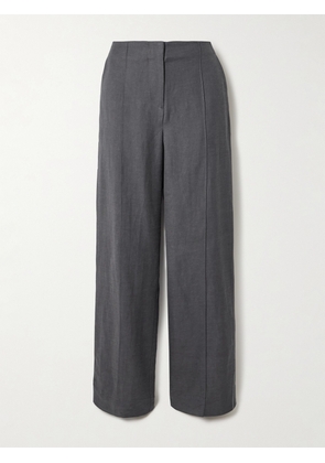 Faithfull - Lenza Woven Wide-leg Pants - Gray - x small,small,medium,large,x large,xx large