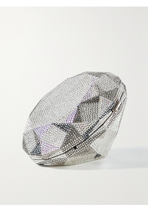 Judith Leiber Couture - Diamond Flawless Crystal-embellished Silver-tone Clutch - One size