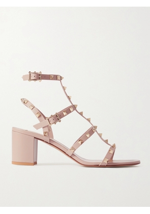 Valentino Garavani - Rockstud 55 Leather Sandals - Pink - IT34,IT34.5,IT35,IT35.5,IT36,IT36.5,IT37,IT37.5,IT38,IT38.5,IT39,IT39.5,IT40,IT40.5,IT41,IT41.5,IT42