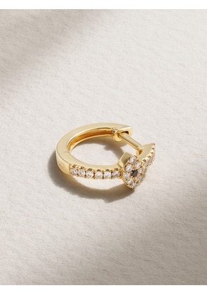 Jacquie Aiche - 14-karat Gold Diamond Single Hoop Earring - One size