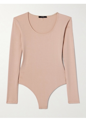 THE PARK - Donna Stretch-tencel™ Lyocell Thong Bodysuit - Neutrals - x small,small,medium,large,x large