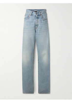SAINT LAURENT - High-rise Wide-leg Jeans - Blue - 24,25,26,27,28,29,30,31,32,33