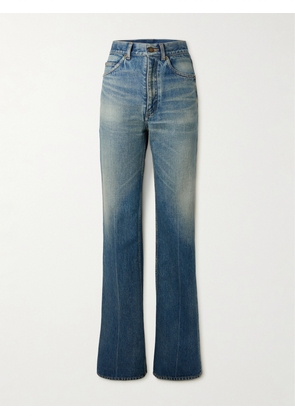 SAINT LAURENT - High-rise Bootcut Jeans - Blue - 25,26,27,28,29,30,31,32,33