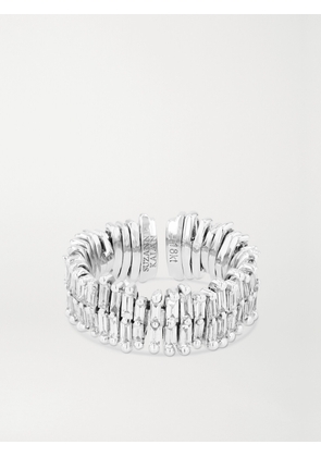Suzanne Kalan - 18-karat White Gold Diamond Ring - 6,7