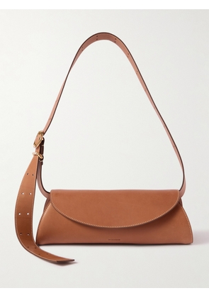 Jil Sander - Small Leather Shoulder Bag - Brown - One size