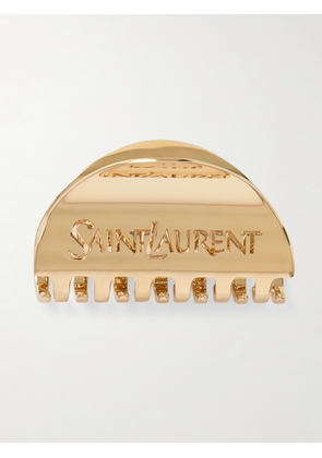 SAINT LAURENT - Gold-tone Hair Clip - One size