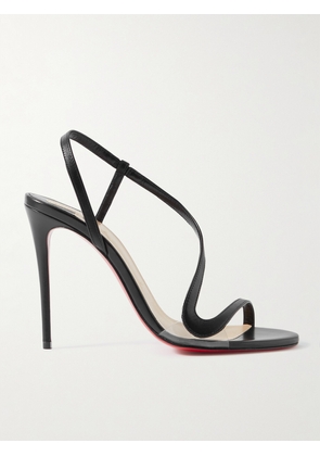 Christian Louboutin - Rosalie 100 Leather Sandals - Black - IT34,IT34.5,IT35,IT35.5,IT36,IT36.5,IT37,IT37.5,IT38,IT38.5,IT39,IT39.5,IT40,IT40.5,IT41,IT41.5,IT42