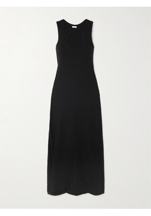 Skin - Elodie Organic Pima Cotton-jersey Maxi Dress - Black - x small,small,medium,large,x large