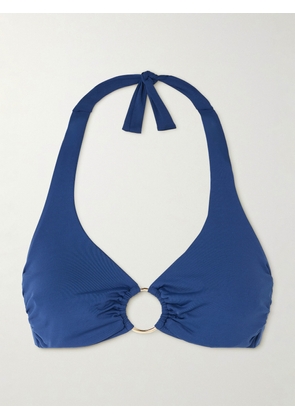 Melissa Odabash - Brussels Embellished Underwired Bikini Top - Blue - UK 6,UK 8,UK 10,UK 12,UK 14,UK 16