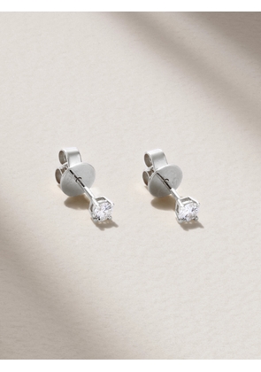 Anita Ko - 18-karat White Gold Diamond Earrings - Silver - One size