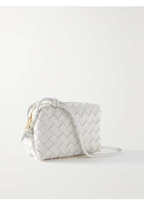 Bottega Veneta - Loop Mini Intrecciato Leather Shoulder Bag - White - One size