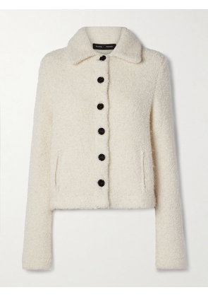 Proenza Schouler - Sylvie Bouclé-knit Alpaca-blend Jacket - White - x small,small,medium,large,x large