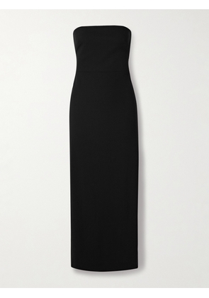 Matteau - Strapless Wool-blend Crepe Midi Dress - Black - 1,2,3,4,5