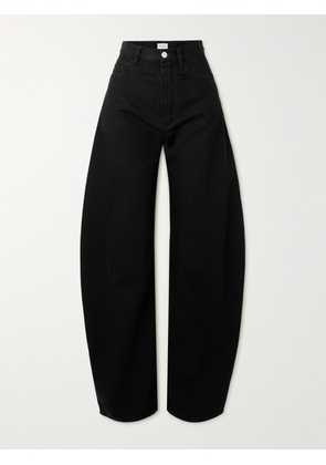 Alaïa - High-rise Barrel-leg Jeans - Black - FR 34,FR 36,FR 38,FR 40,FR 42,FR 44,FR 46