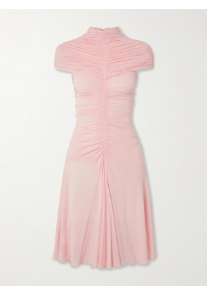 Alaïa - Ruched Jersey Mini Dress - Pink - FR 34,FR 36,FR 38,FR 40,FR 42,FR 44