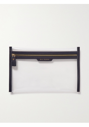 Anya Hindmarch - Loose Pocket Big Things Leather-trimmed Tpu Clutch - Neutrals - One size