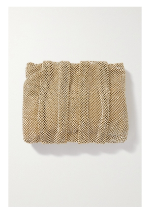 Loeffler Randall - Ember Embellished Mesh Clutch - Gold - One size