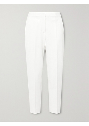 Max Mara - Pegno Cady Tapered Pants - White - UK 2,UK 4,UK 6,UK 8,UK 10,UK 12,UK 14,UK 16,UK 18