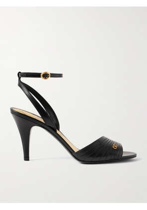 Valentino Garavani - Ladycrush 85 Embellished Leather Sandals - Black - IT35,IT36,IT36.5,IT37,IT37.5,IT38,IT38.5,IT39,IT39.5,IT40,IT40.5,IT41,IT41.5,IT42