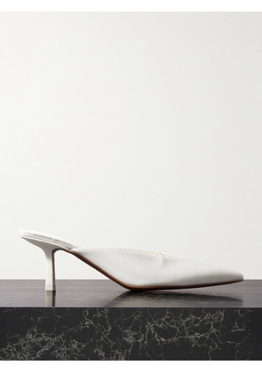 NEOUS - Matar Leather Mules - Cream - IT35,IT35.5,IT36,IT36.5,IT37,IT37.5,IT38,IT38.5,IT39,IT39.5,IT40,IT40.5,IT41