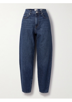 FRAME - The Narrow High-rise Tapered Jeans - Blue - 23,24,25,26,27,28,29,30,31,32,33