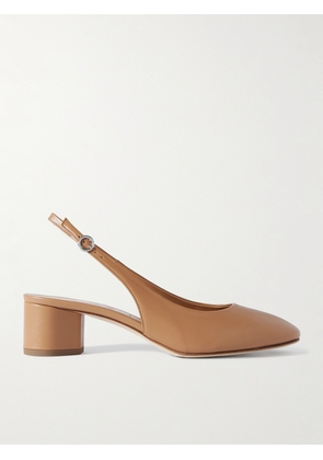 Aeyde - Romy Leather Slingback Pumps - Brown - IT35,IT35.5,IT36,IT36.5,IT37,IT37.5,IT38,IT38.5,IT39,IT39.5,IT40,IT40.5,IT41,IT41.5,IT42