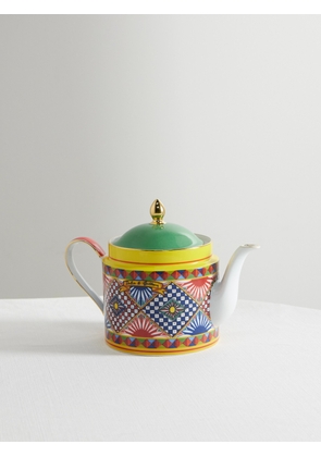 Dolce & Gabbana - Painted Porcelain Tea Pot - Multi - One size