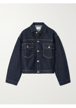 FRAME - The Boxy Classic Denim Jacket - Blue - xx small,x small,small,medium,large,x large