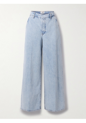 FRAME - The Wide Trouser High-rise Wide-leg Organic Jeans - Blue - 23,24,25,26,27,28,29,30,31,32,33