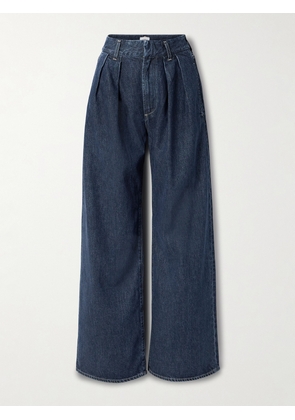 Citizens of Humanity - Petra Pleated High-rise Wide-leg Jeans - Blue - 23,24,25,26,27,28,29,30,31,32