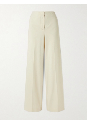 Max Mara - Orche Cotton-blend Wide-leg Pants - White - x small,small,medium,large,x large