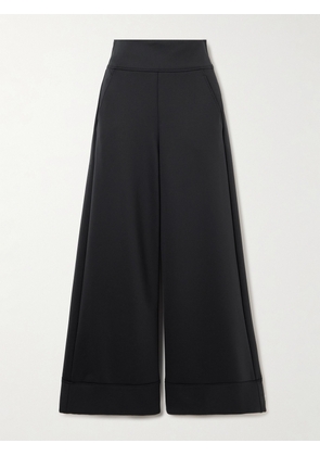 Max Mara - Fagiani Stretch-twill Wide-leg Pants - Black - x small,small,medium,large,x large