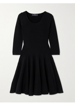 Arch4 - Bronte Ribbed Cashmere Dress - Black - x small,small,medium,large