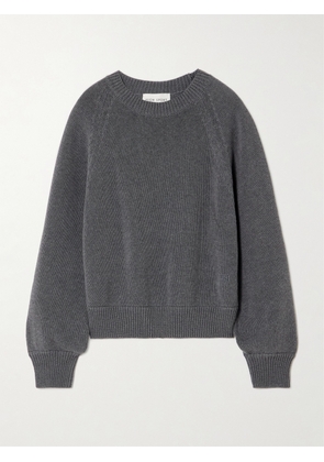 HIGH SPORT - Lara Cotton Sweater - Gray - x small,small,medium,large,x large
