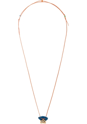 Dsquared2 Orange D2 Surf Necklace