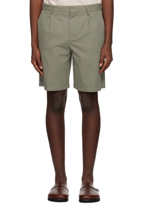 A. P.C. Khaki Terry Shorts