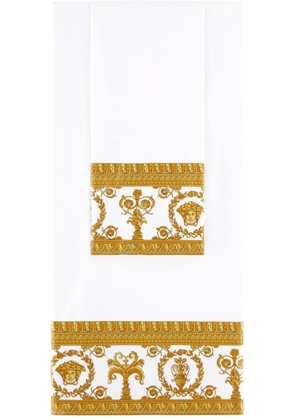 Versace White 'I Love Baroque' Bedding Set, Queen