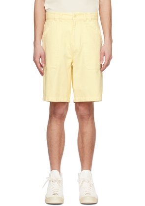 A. P.C. Yellow Parker Denim Shorts