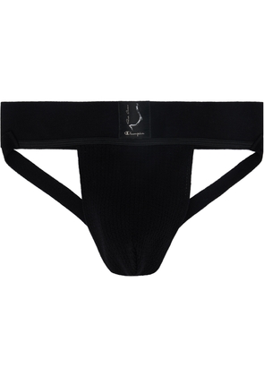Rick Owens Black Champion Edition Jock Strap